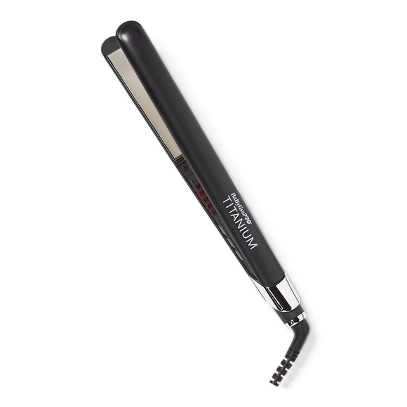 BaByliss Other - BaByliss Titanium Hair Straightener - Black and Silver